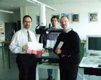 Prof. Dr. Hans-Dieter Wenk, Student Alexander Grzesik und Prof. Dr. Werner Hug haben auch in diesem Semester wieder ein interessantes Kolloquiums-Programm zusammen gestellt (v.l.).